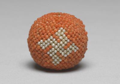 图片[2]-Coral and seed pearl button, Qing dynasty (1644-1911)-China Archive